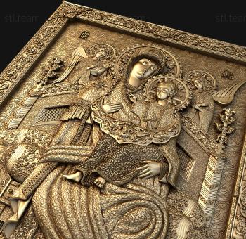 3D model Icon of the Tsaritsa enthroned (STL)